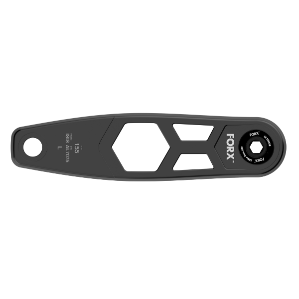 Forx E-bike Cranks HEX4 ETOR 155 Black or Silver 1 Pair - Papanui Cycles