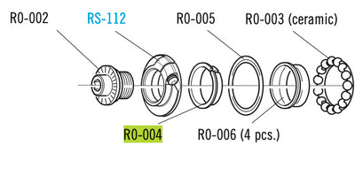 Fulcrum Part R0-004 Cone 4pcs - Papanui Cycles