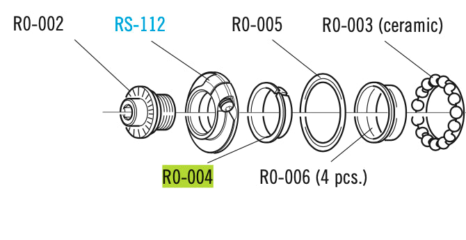 Fulcrum Part R0-004 Cone 4pcs - Papanui Cycles
