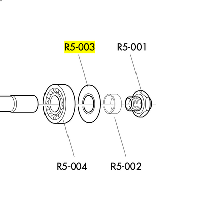 Fulcrum Part R5-003 front cup - Papanui Cycles