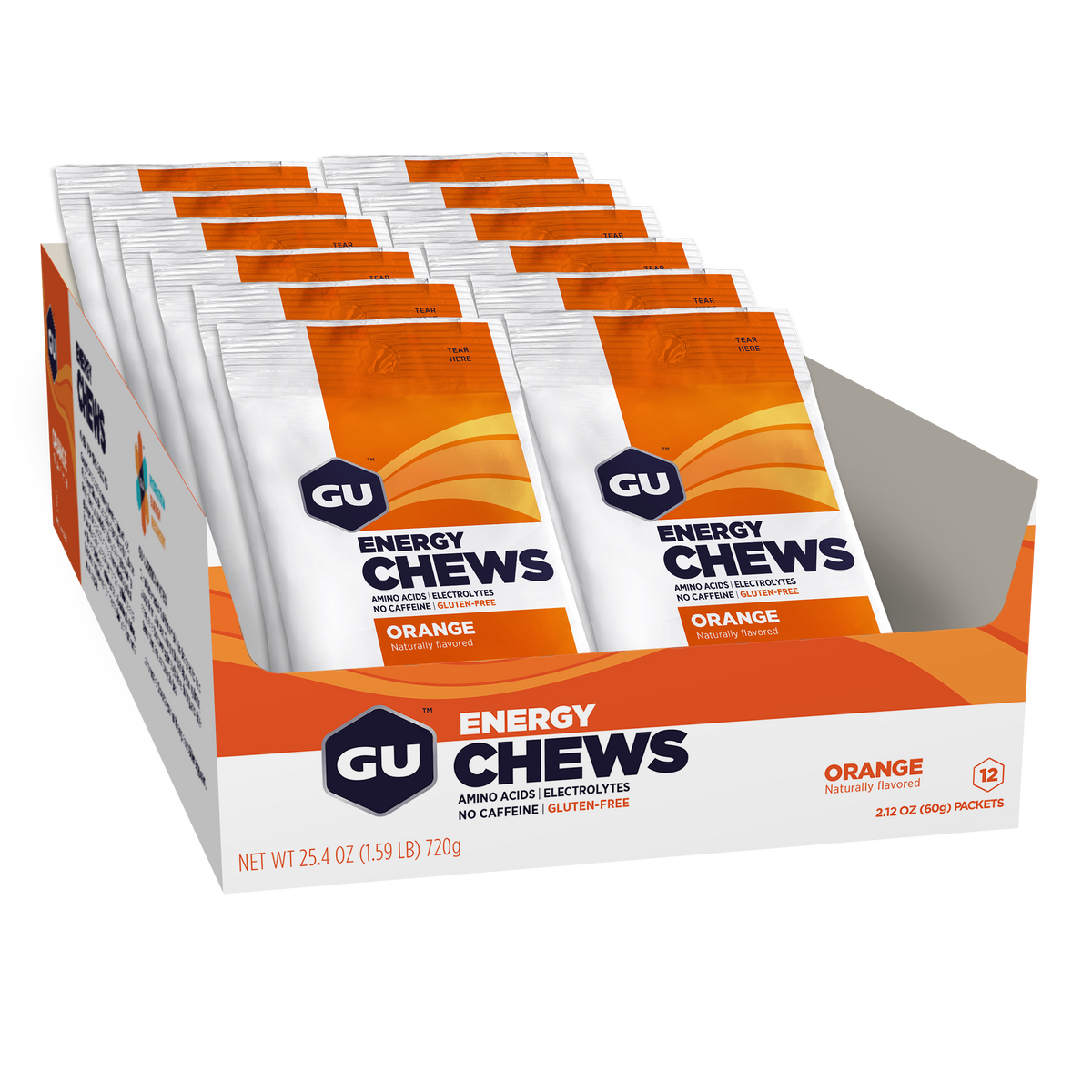 GU Chews (Box of 12 Double Serves) - GU Energy New Zealand