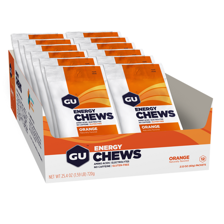 GU Chews (Box of 12 Double Serves) - GU Energy New Zealand