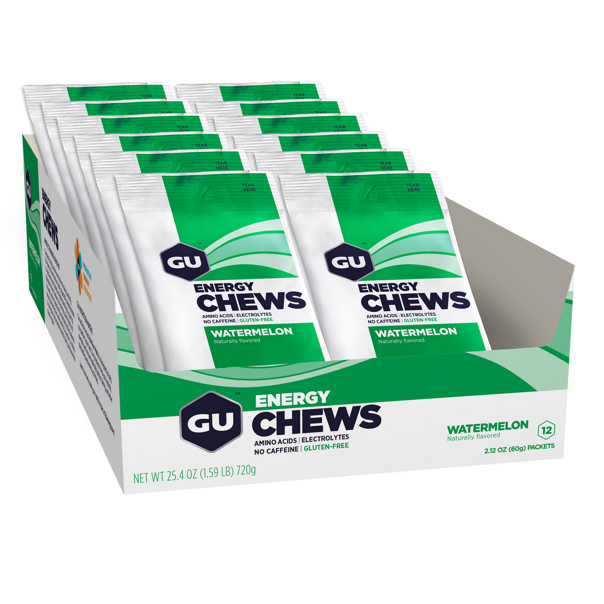 GU Chews (Box of 12 Double Serves) - GU Energy New Zealand