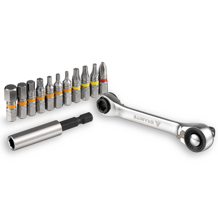 Granite Designs Duet Hex Bit & Socket Ratchet Tool Kit - Papanui Cycles