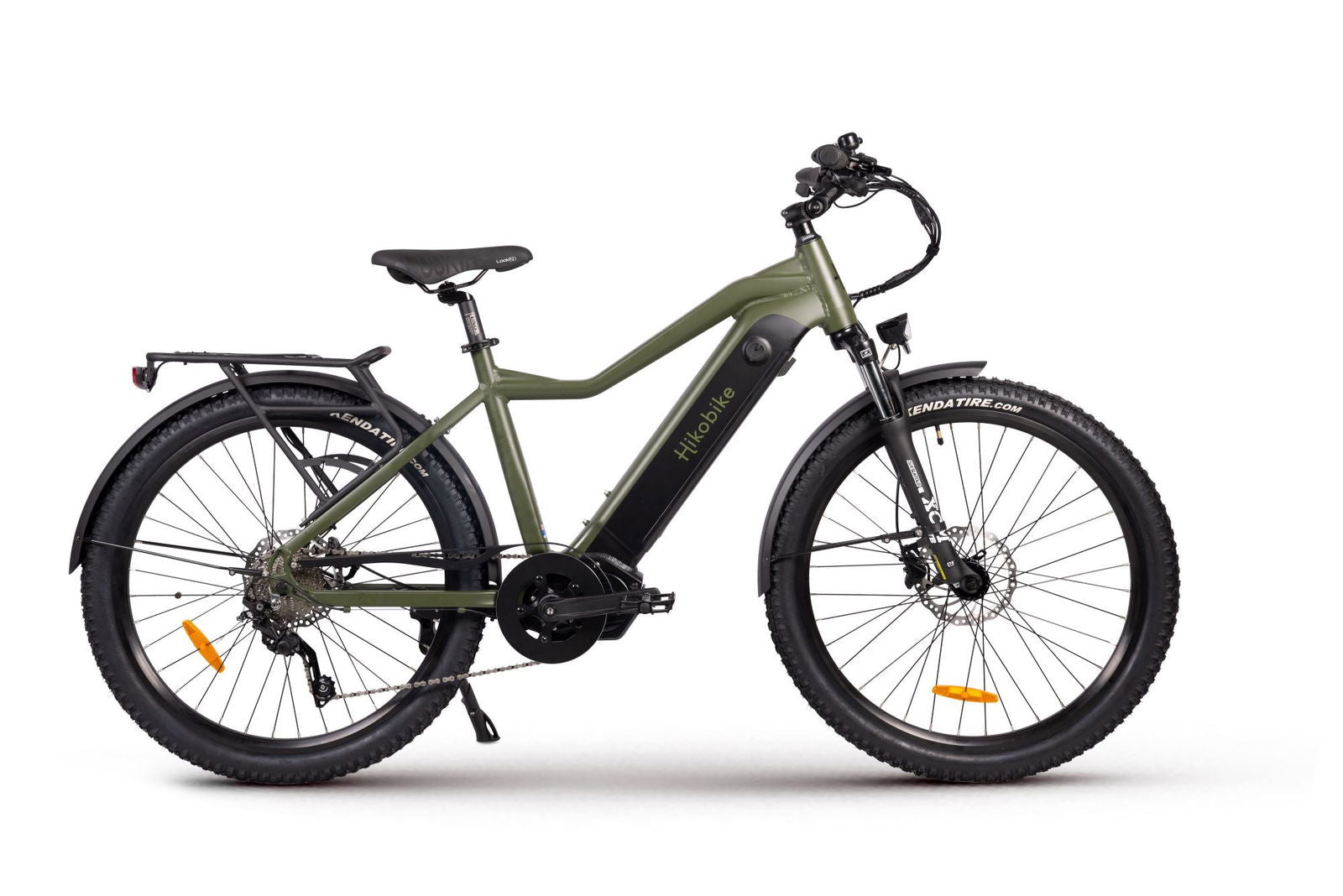 Hiko Ascent Electric Bike 840Wh Olive Green - Papanui Cycles