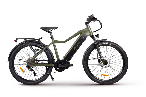 Hiko Ascent Electric Bike 840Wh Olive Green - Papanui Cycles