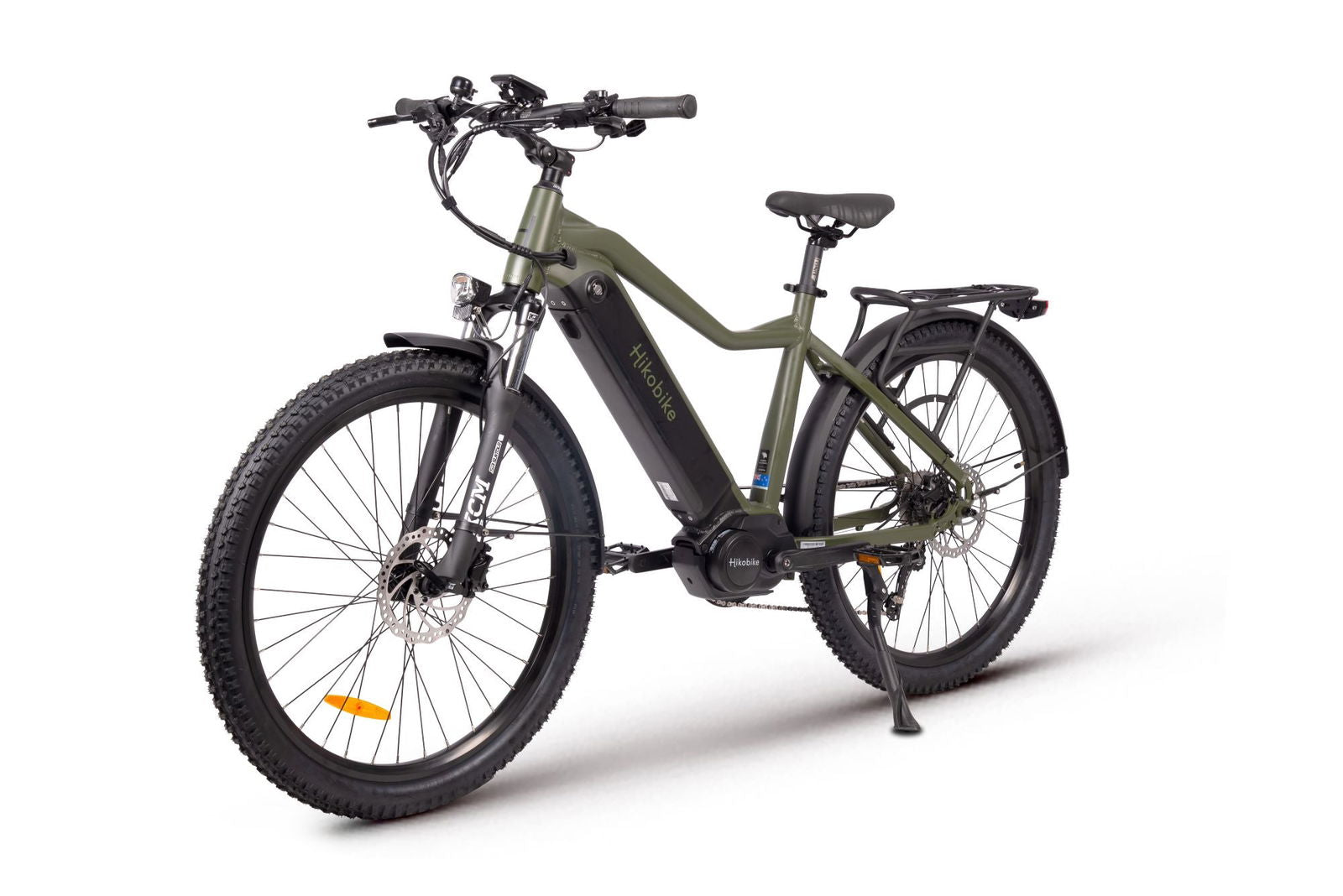Hiko Ascent Electric Bike 840Wh Olive Green - Papanui Cycles