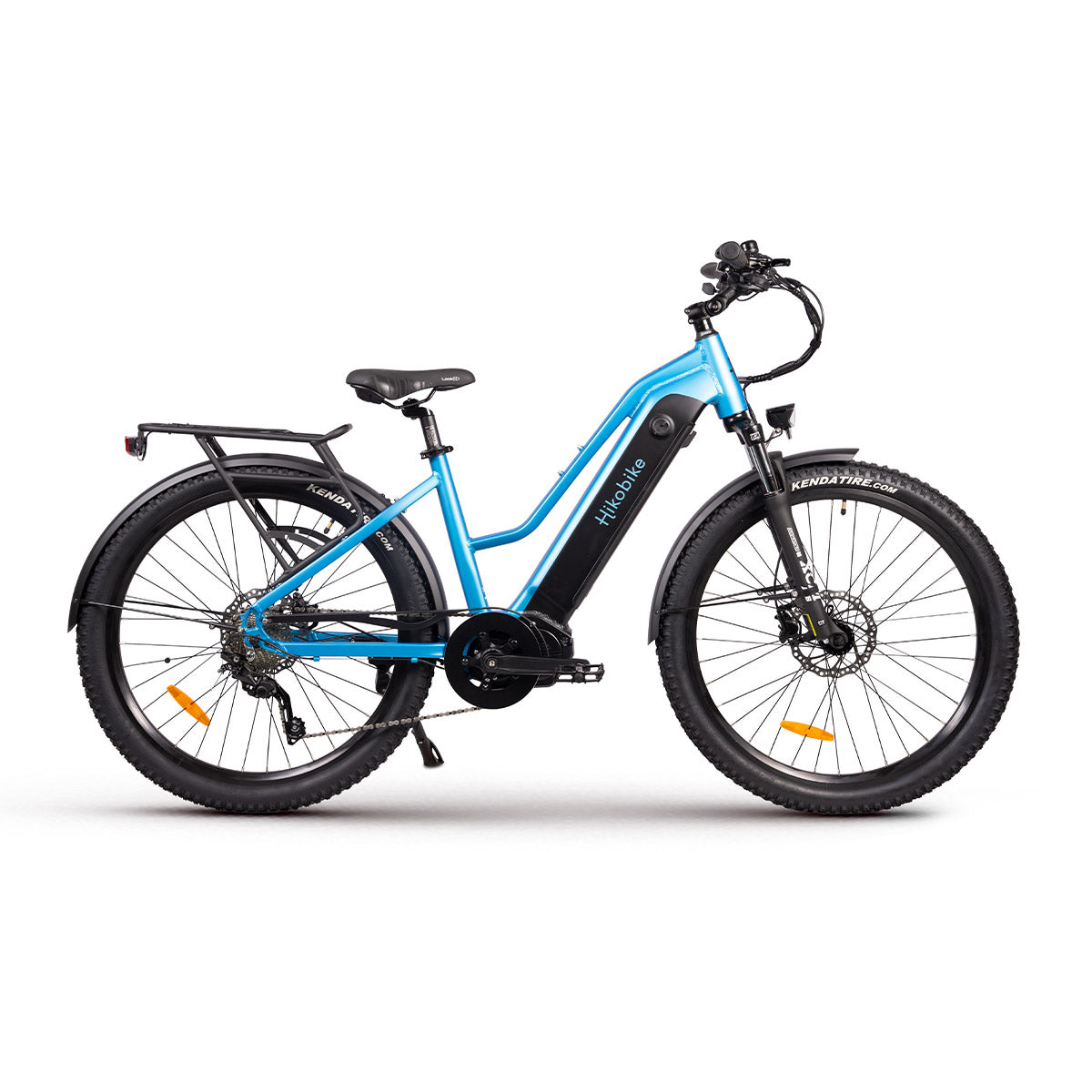 Hiko Rangler Electric Bike 672Wh Battery Blue - Papanui Cycles