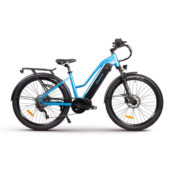 Hiko Rangler Electric Bike 672Wh Battery Blue - Papanui Cycles