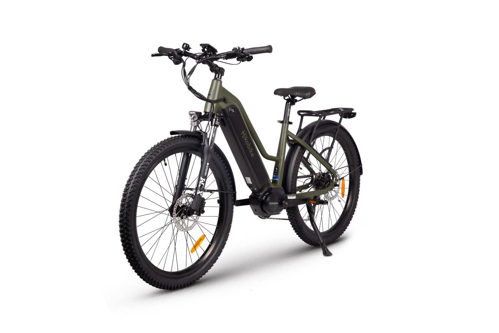 Hiko Rangler Electric Bike 672 WhBattery Olive Green - Papanui Cycles