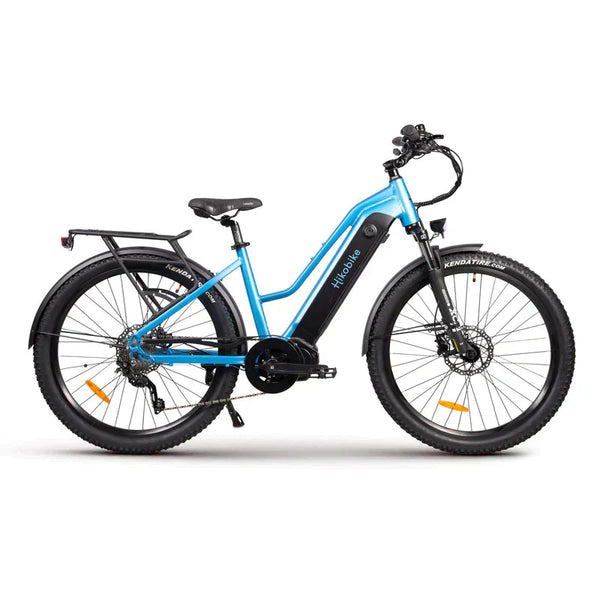 Hiko Rangler Electric Bike 840Wh Battery Blue - Papanui Cycles