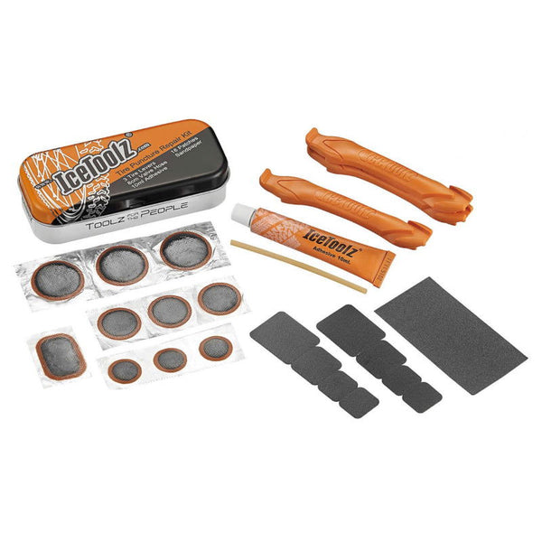 IceToolz Cycle Puncture Repair Kit with Tyre Levers - Papanui Cycles