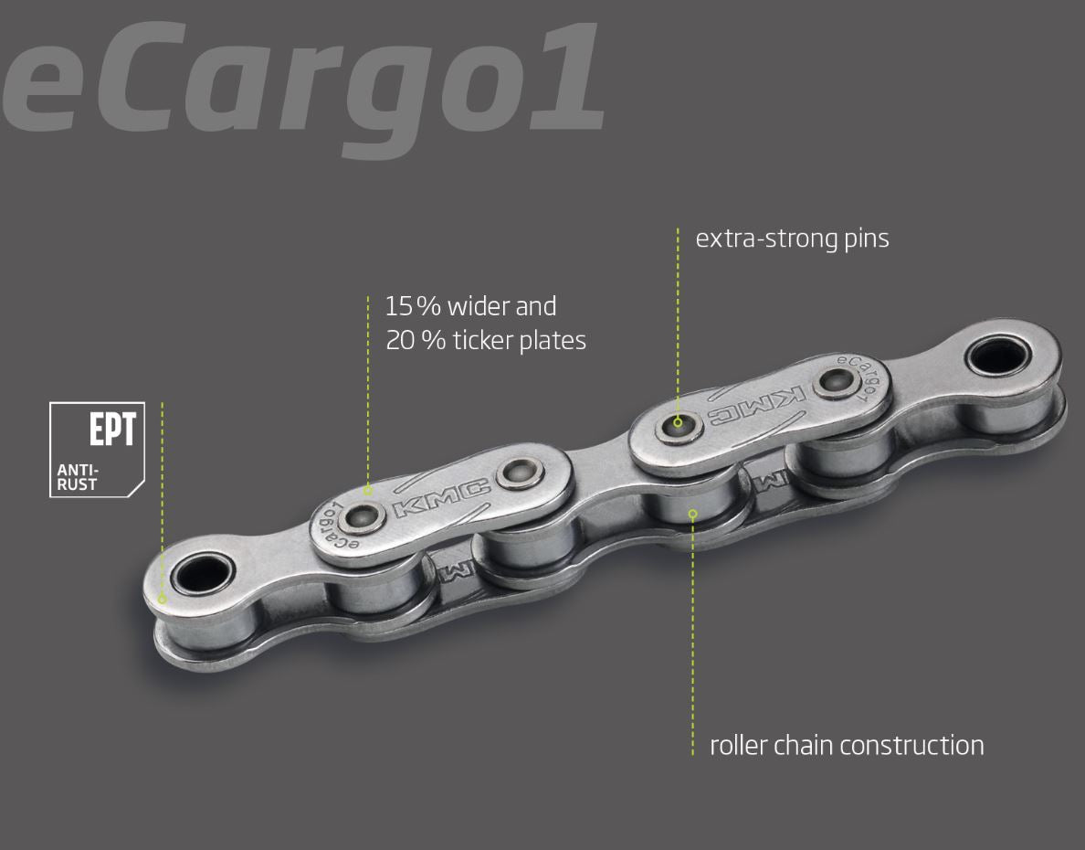 KMC - eCargo1 EPT Heavy Duty Chain - Papanui Cycles