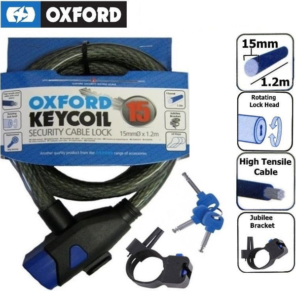 Key Lock - 15mm Heavy Duty - Oxford - Papanui Cycles