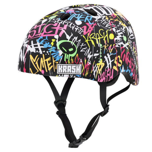 Krash Street Writer - Youth Helmet - Neon - Papanui Cycles