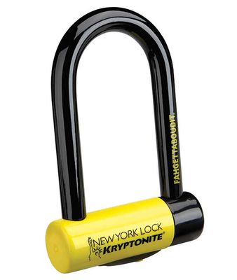 Kryptonite Lock New York U-Lock Fahgettaboudit Min - Papanui Cycles