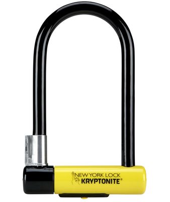Kryptonite Lock  New York U-Lock w/Bracket 4 x 8in - Papanui Cycles