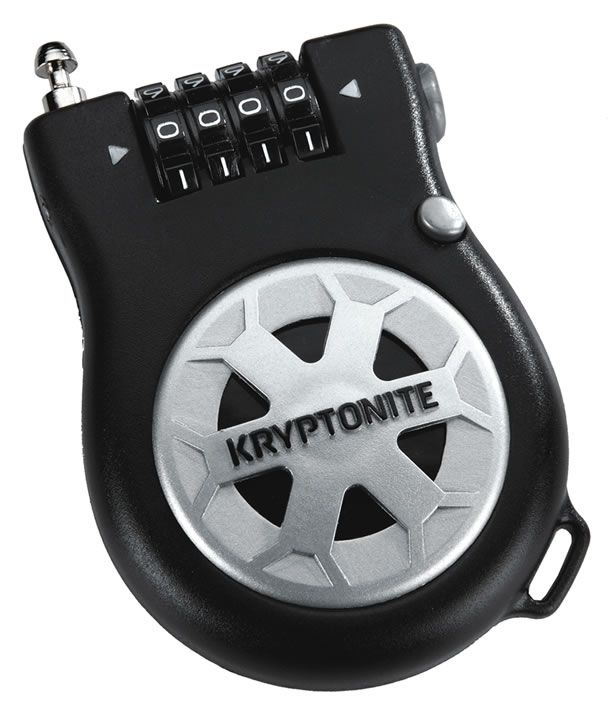 Kryptonite Lock R2 Retractor Combo Cable Combinati - Papanui Cycles