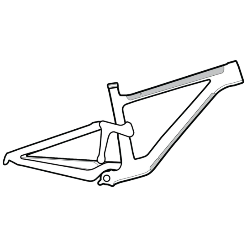 Lizard Skins Clear Protective Frame Wrap Large - Papanui Cycles