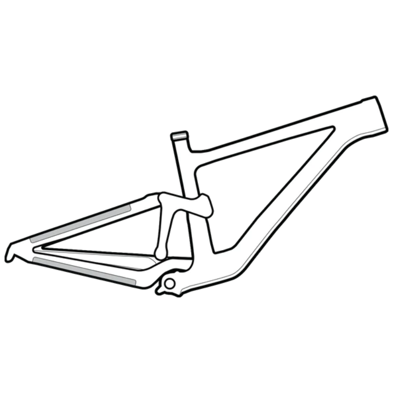 Lizard Skins Clear Protective Frame Wrap Small - Papanui Cycles
