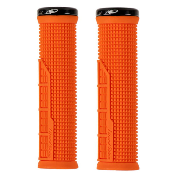 Lizard Skins Machine Lock-On Grips Blaze Orange - Papanui Cycles