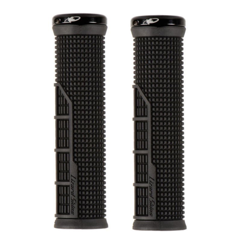 Lizard Skins Machine Lock-On Grips Jet Black - Papanui Cycles