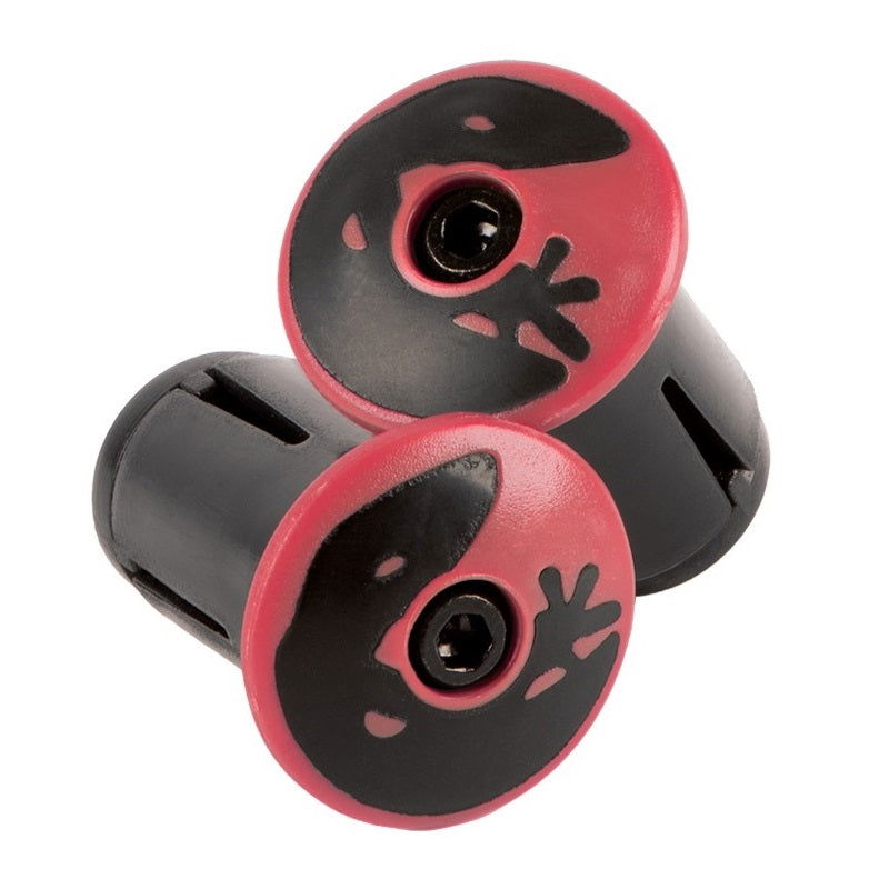 Lizard Skins Road Bar End Plugs Crimson Red - Papanui Cycles