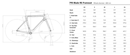 Look 795 Blade 2 RS Disc Frameset - Papanui Cycles