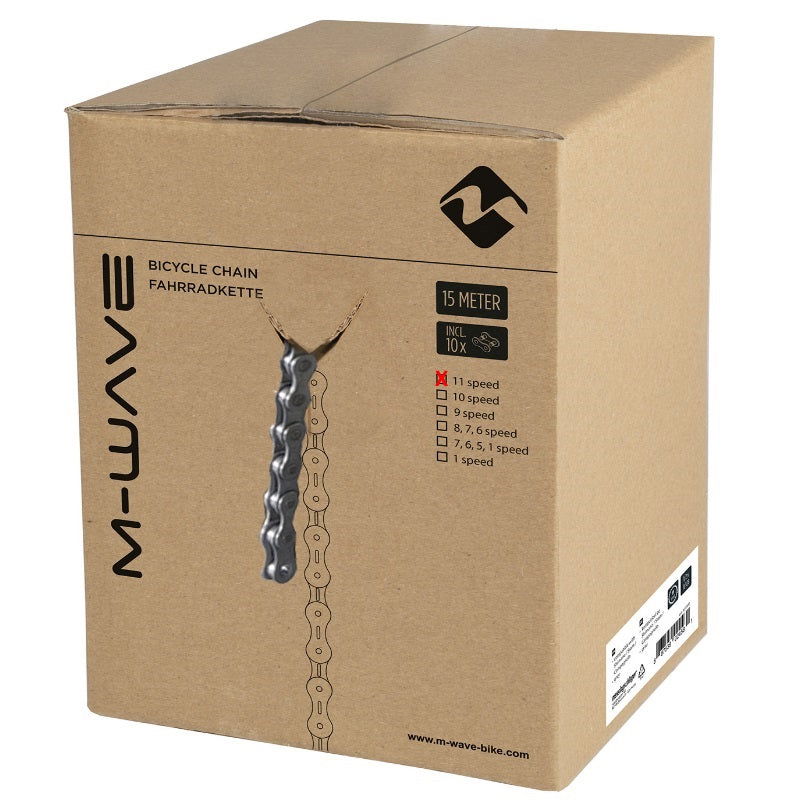 M-Wave 11 Speed Chain 15m Workshop Roll - Papanui Cycles