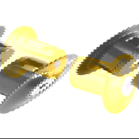 M-Wave Alloy Bar End Plugs Gold - Papanui Cycles