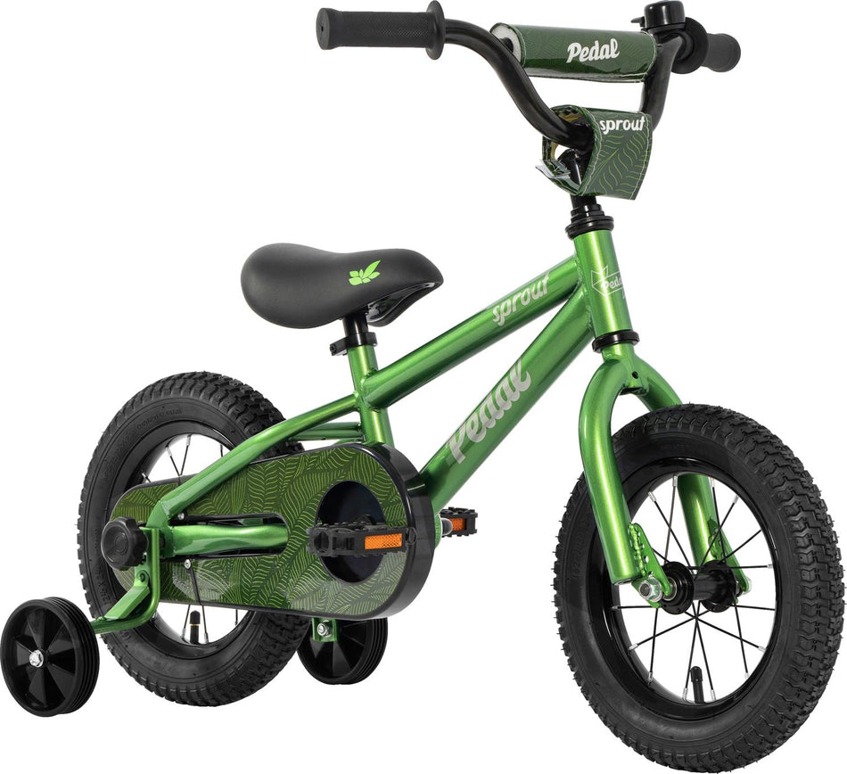 Pedal Sprout 12" New Green Silver