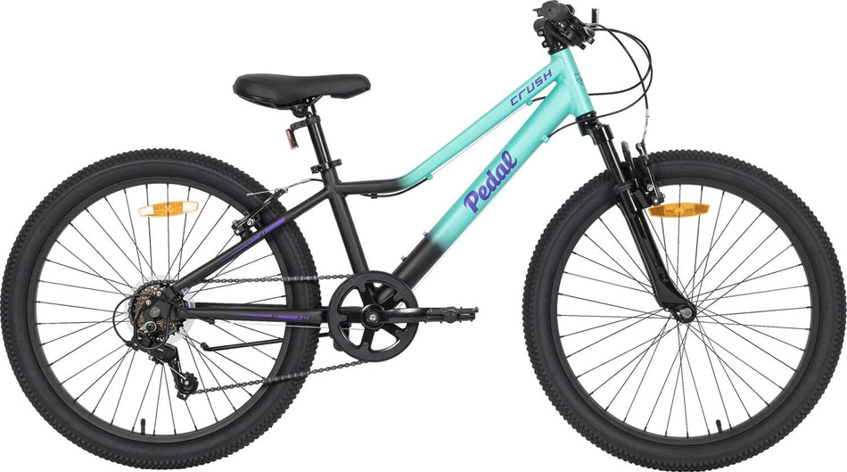 Pedal Crush 24" Teal Black Fade