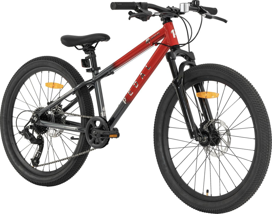Pedal Jackal 24" Red Charcoal Fade