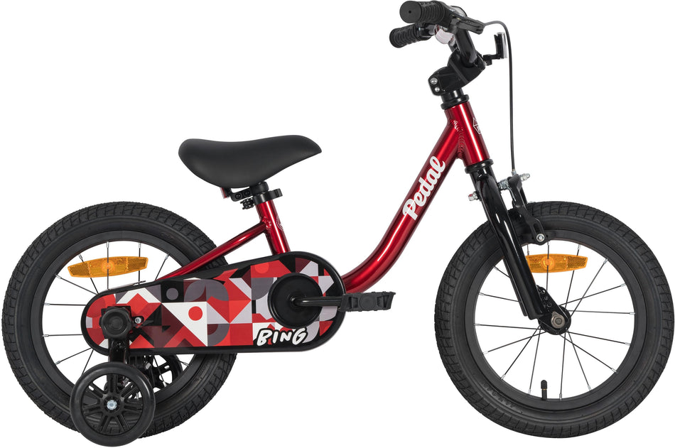 Pedal Bing 14" Red Black