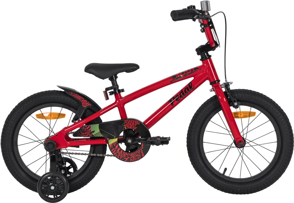Pedal Hoot 16" Black Red Black