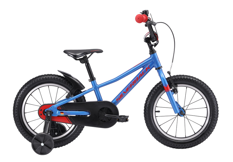 2025 Silverback Skid 16" Boy- Blue Metallic/Red