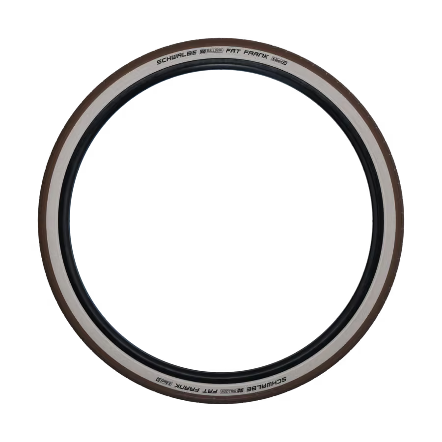 Schwalbe Motion Fat Frank - Brown/White Wall 26"