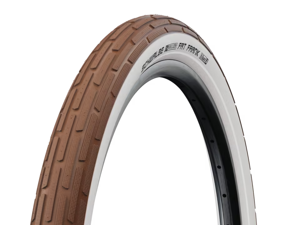 Schwalbe Motion Fat Frank - Brown/White Wall 26"