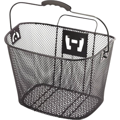 BASKET STEEL 35 X 26X 25CM QR - BLACK - XLC
