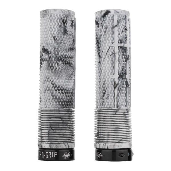 DMR DeathGrip Flangeless Lock-On Grips Thick (31.3mm)-Snow Camo