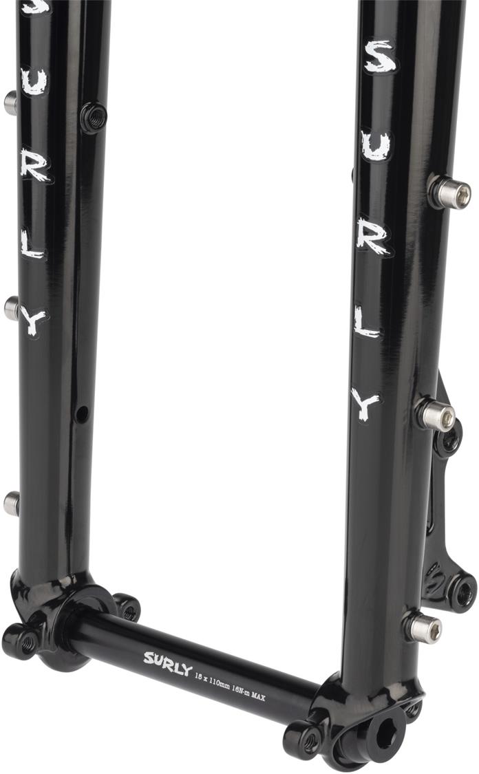 Surly Fork Dinner 27.5", 110mm x 15mm Thru-Axle, Black
