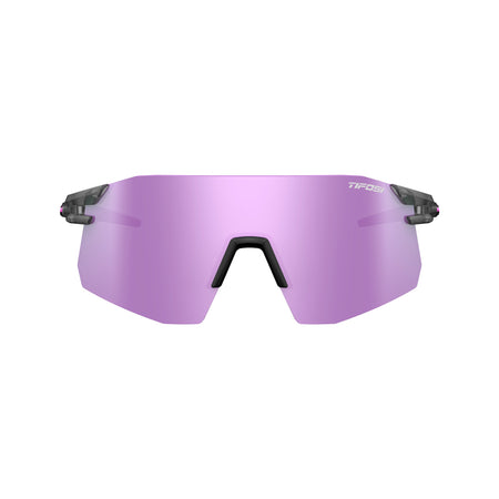 Tifosi Moab XC Sunglasses Satin Vapor with Clarion Deep Purple, AC Red and Clear Lens
