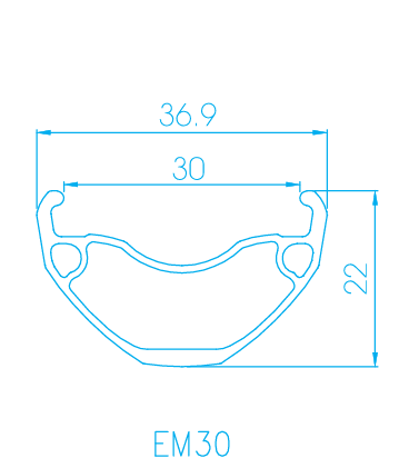 Alex- 29" EM30 E-Bike Rim