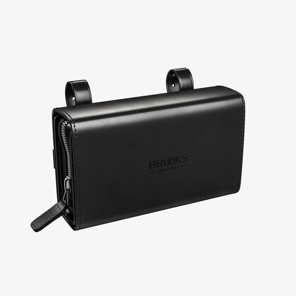 D-Shaped Saddle Bag Black