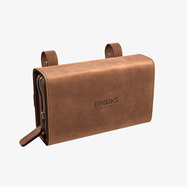 D-Shaped Saddle Bag Dark Tan