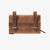D-Shaped Saddle Bag Dark Tan