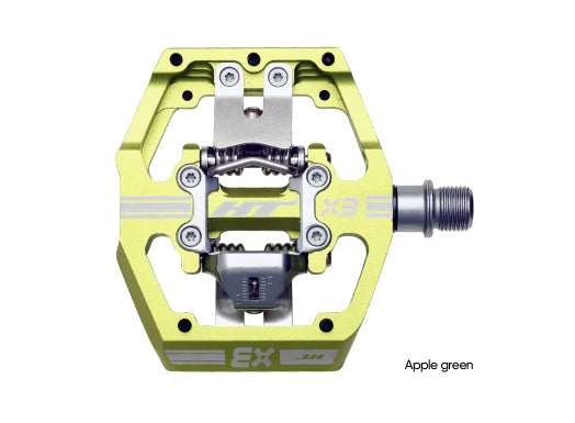 HT X3 Pedals Apple Green