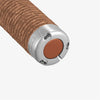 Plump Leather Handle Bar Grips