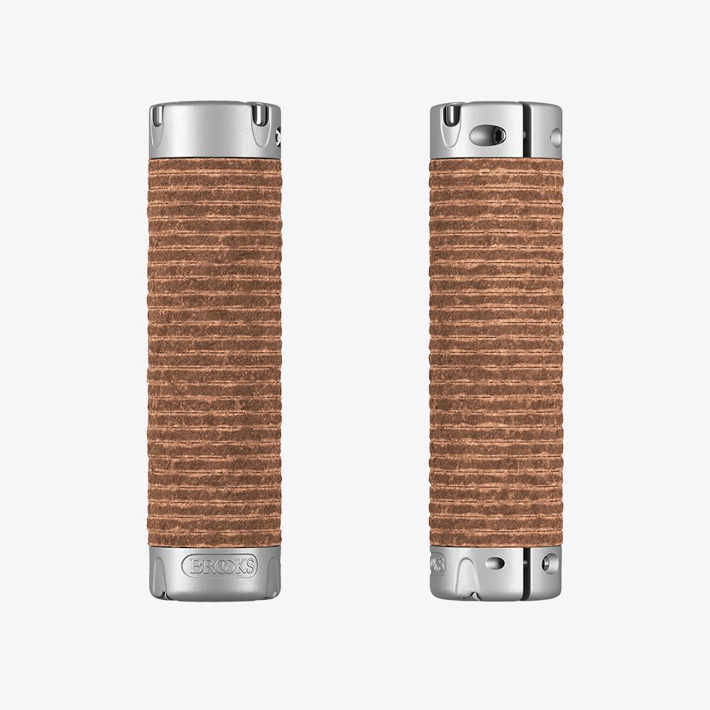 Plump Leather Handle Bar Grips