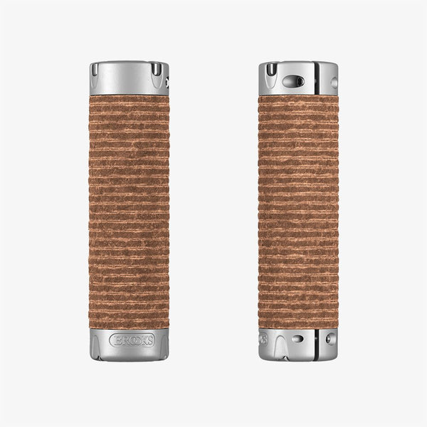 Plump Leather Handle Bar Grips